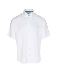 FYNCH-HATTON | Leinenhemd Casual Fit | Weiss