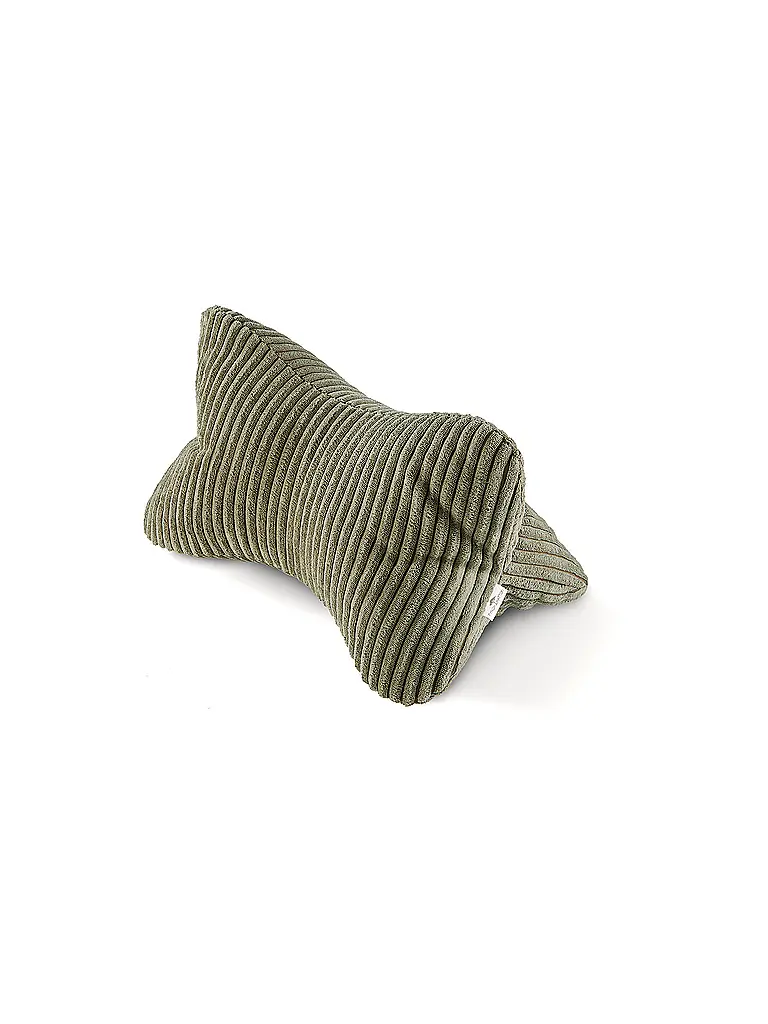 FYNCH-HATTON | Lesekissen 37x16cm KARIAMA Kale | dunkelgrün