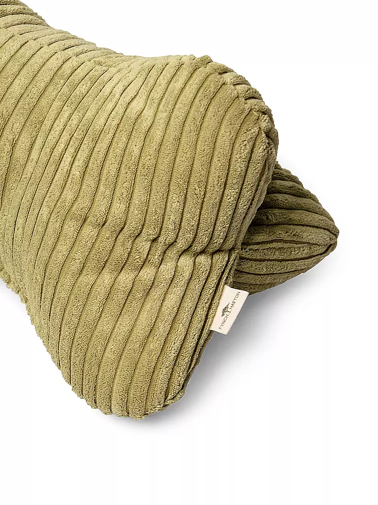 FYNCH-HATTON | Lesekissen KARIAMA 37x16cm Leaf Green | dunkelgrün