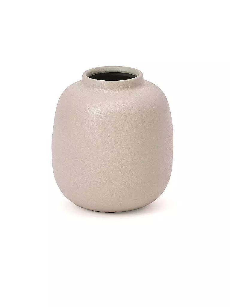 FYNCH-HATTON | Metallvase klein MALI Elephant Grey | hellgrau