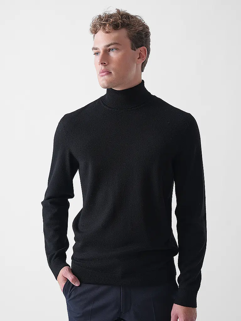 FYNCH-HATTON | Rollkragenpullover  | schwarz