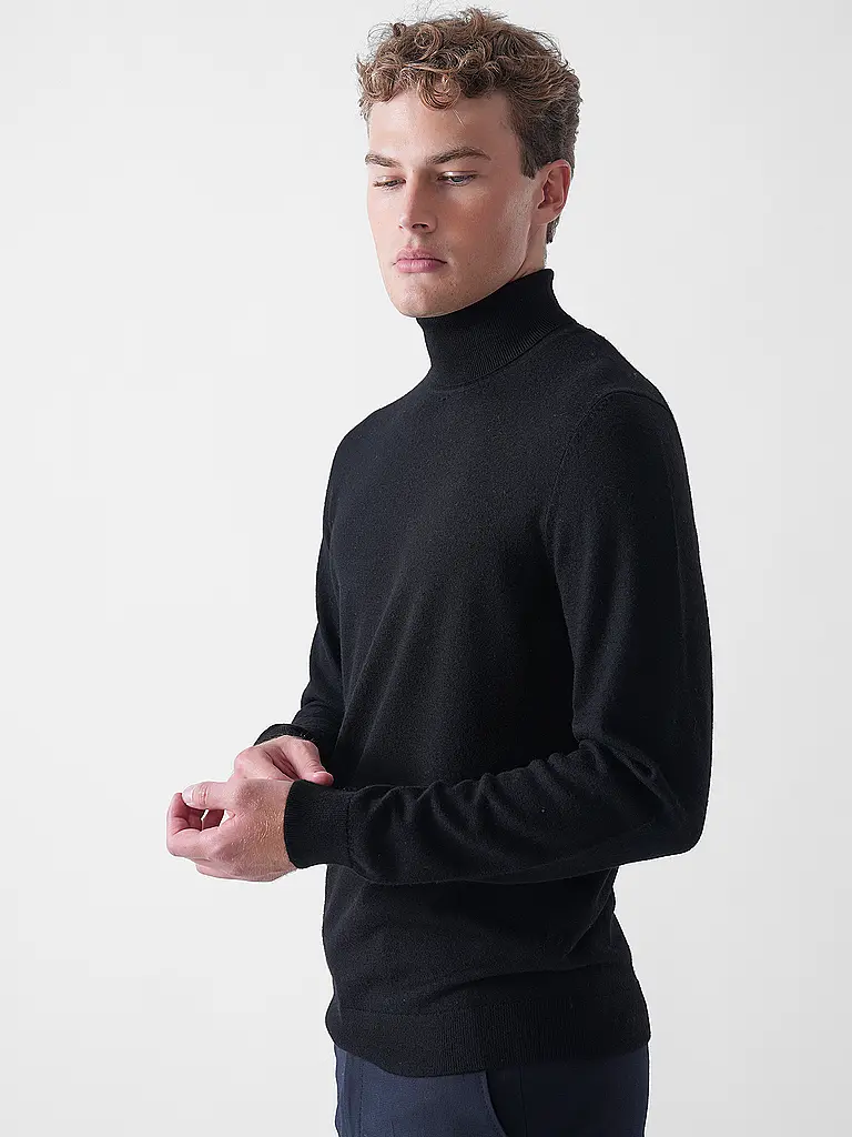 FYNCH-HATTON | Rollkragenpullover  | schwarz