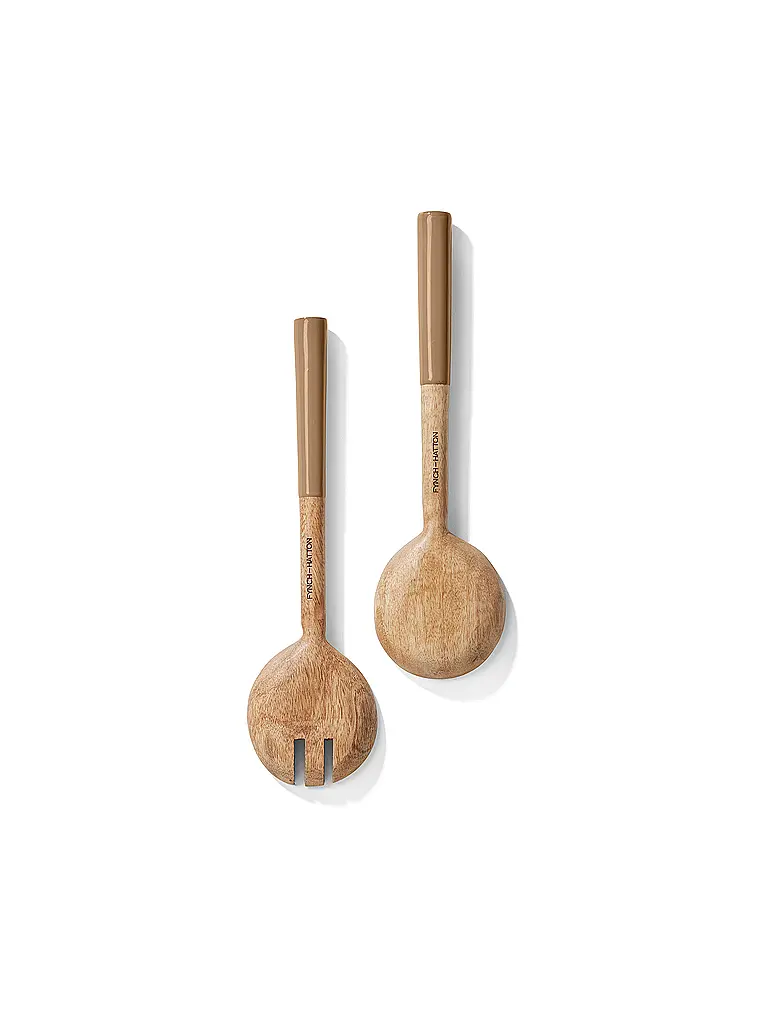 FYNCH-HATTON | Salatbesteck 2-tlg. KISHA Toffee | camel