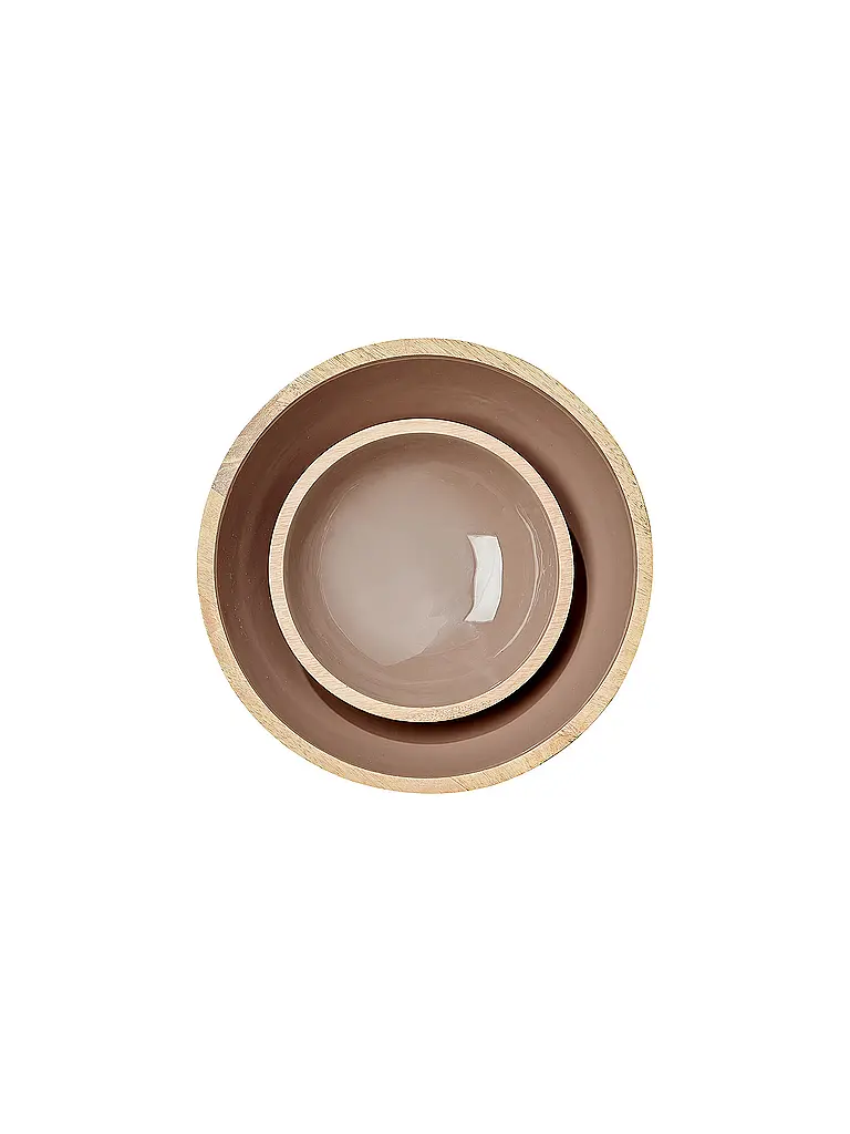 FYNCH-HATTON | Schüssel klein 20cm SINGITA Walnut | hellbraun
