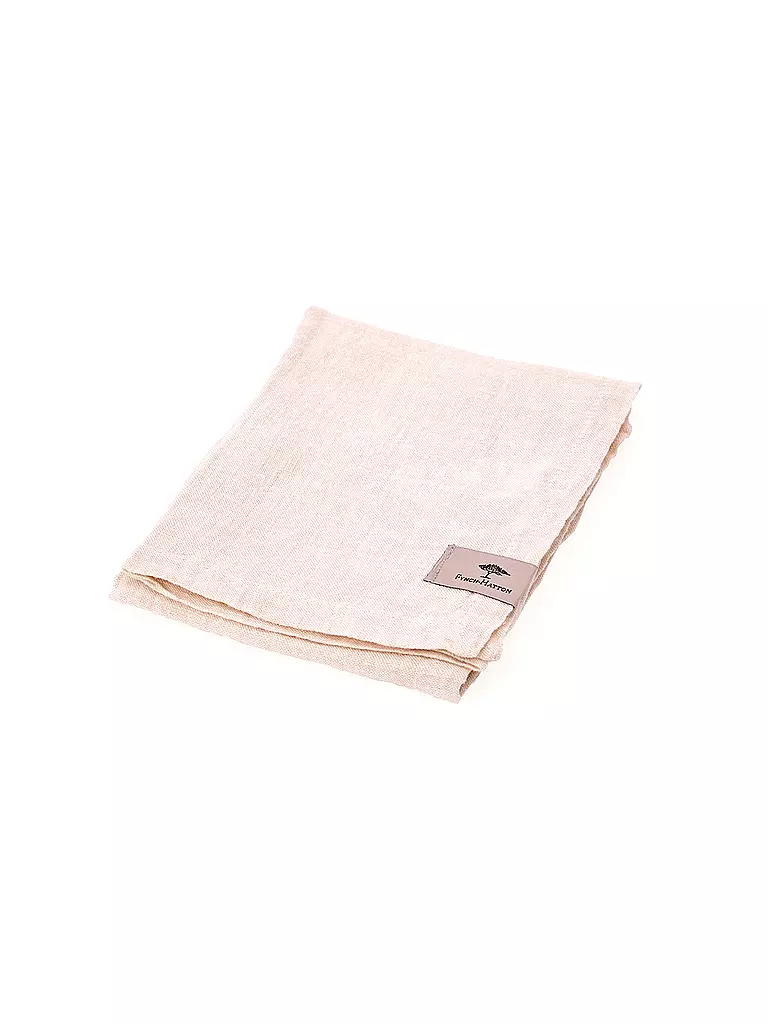 FYNCH-HATTON | Serviette 4tlg 50x50cm SANDIBE Elephant Grey | hellgrau