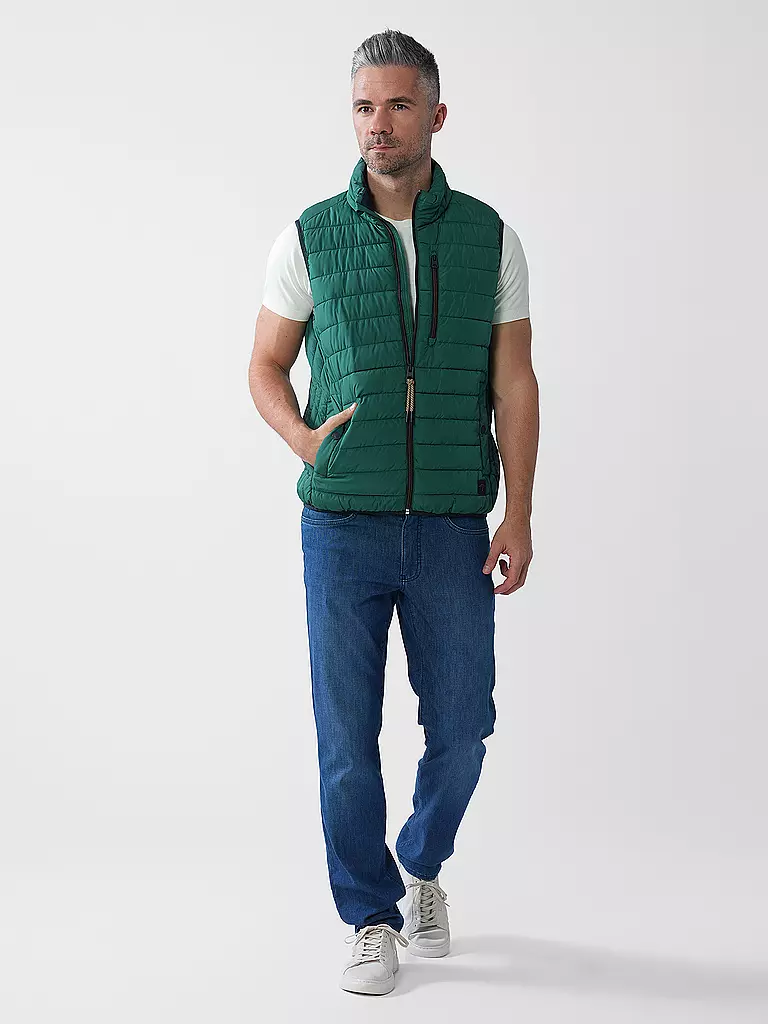 FYNCH-HATTON | Steppgilet  | dunkelgrün