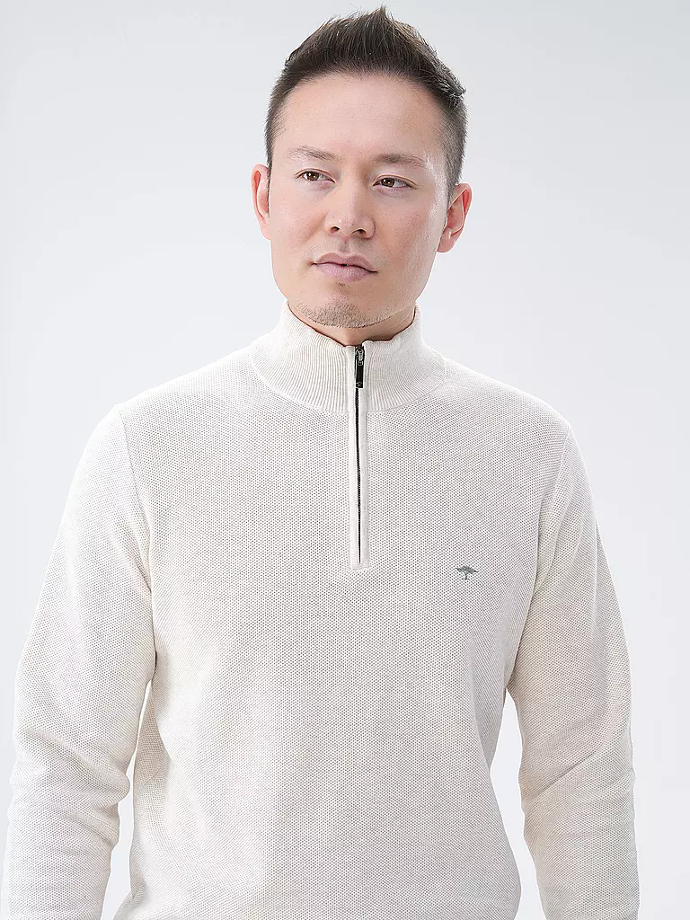 FYNCH-HATTON | Troyer Pullover | Creme