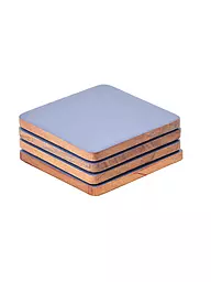 FYNCH-HATTON | Untersetzer JALA 4 er Set 10x10cm Dove Blue | Hellblau