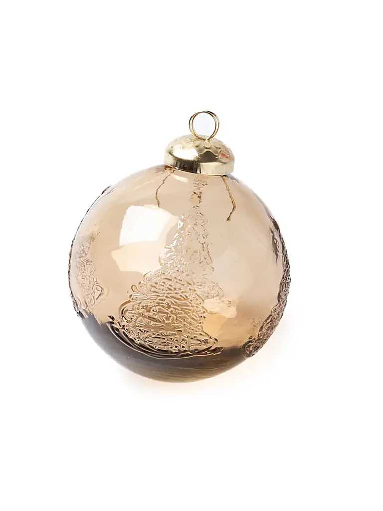 FYNCH-HATTON | Weihnachtskugel NOELI STERN Walnut | Hellbraun