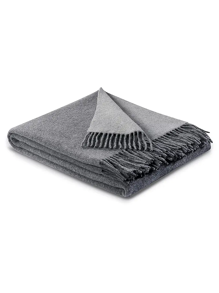 FYNCH-HATTON | Wolldecke - Plaid KIBO 130x170cm Grey Silver   | grau