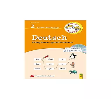 G & G VERLAG Deutsch - 2. Klasse Volksschule mit Audio-CD