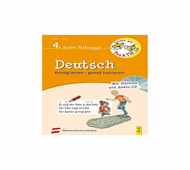 G & G VERLAG Deutsch - 4. Klasse Volksschule mit Audio-CD