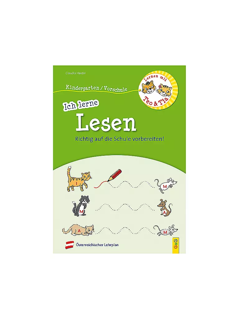 G & G VERLAG | Lernen mit Teo und Tia - Ich lerne Lesen - Kindergarten/Vorschule | keine Farbe