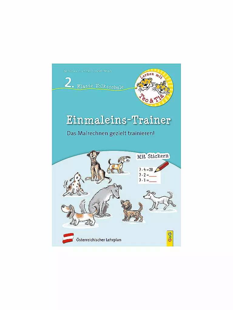 G & G VERLAG | Lernen mit Teo und Tia Mathematik - Einmaleins - Trainer - 2. Klasse Volksschule | keine Farbe