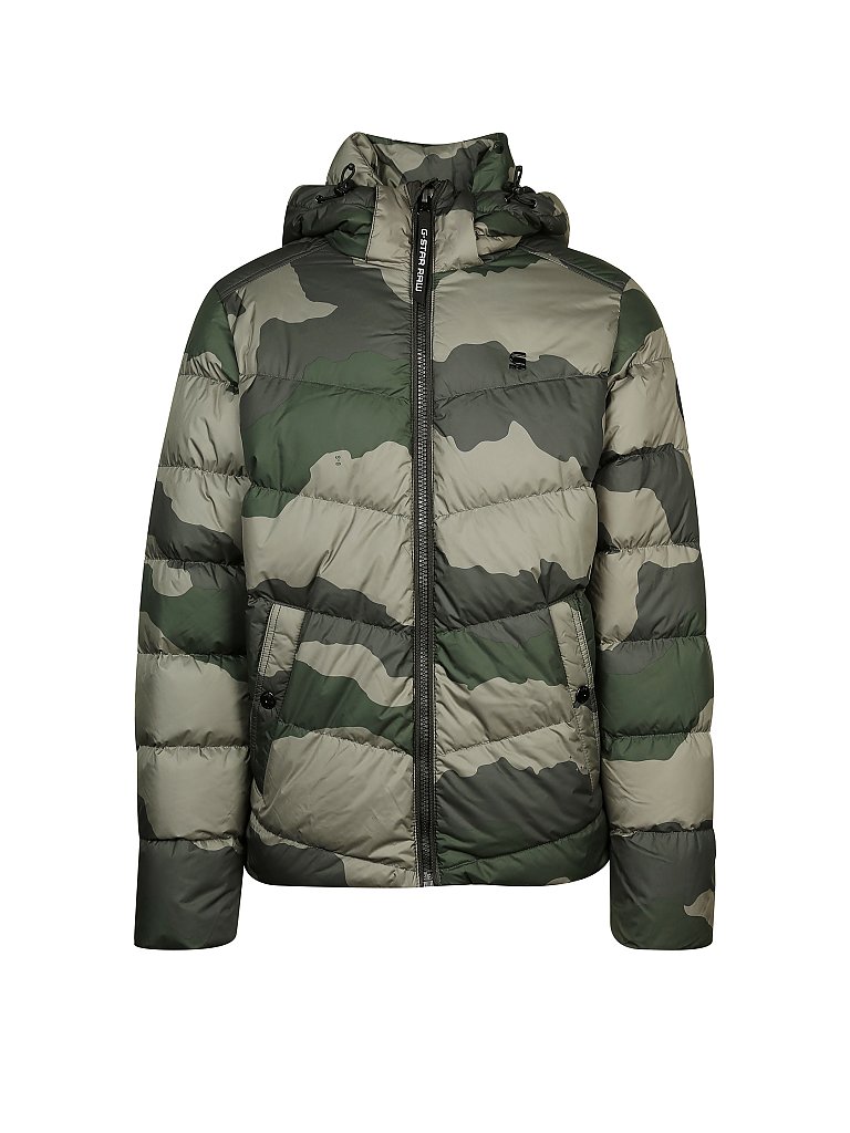 G-STAR RAW Daunenjacke olive | L
