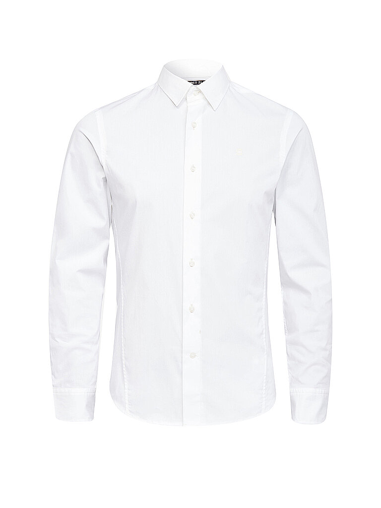 G-STAR RAW Hemd Super Slim Fit Dressed weiß | S
