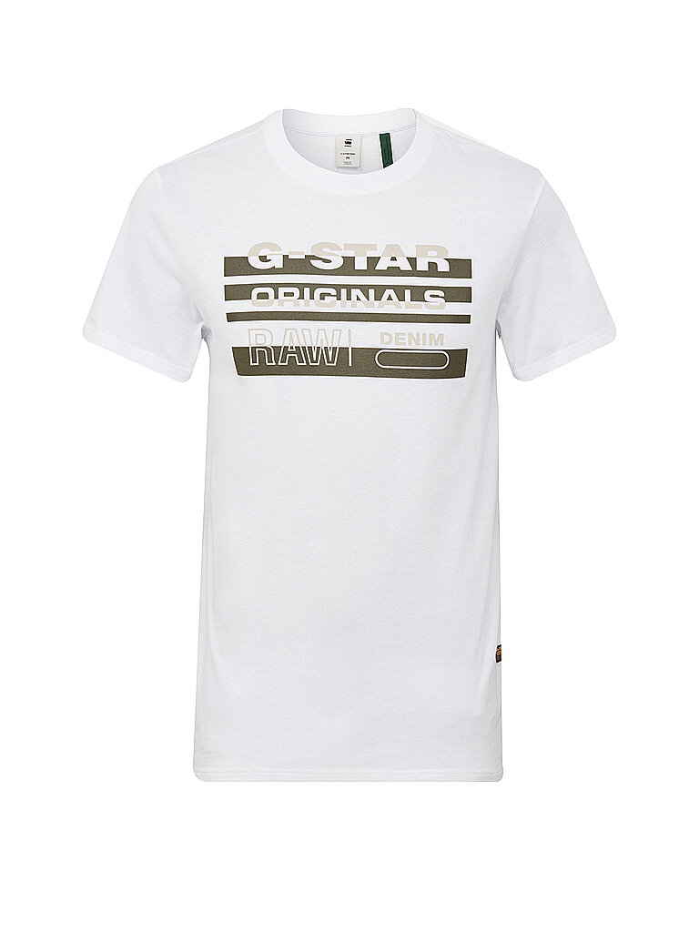 G-STAR RAW T Shirt weiß | M