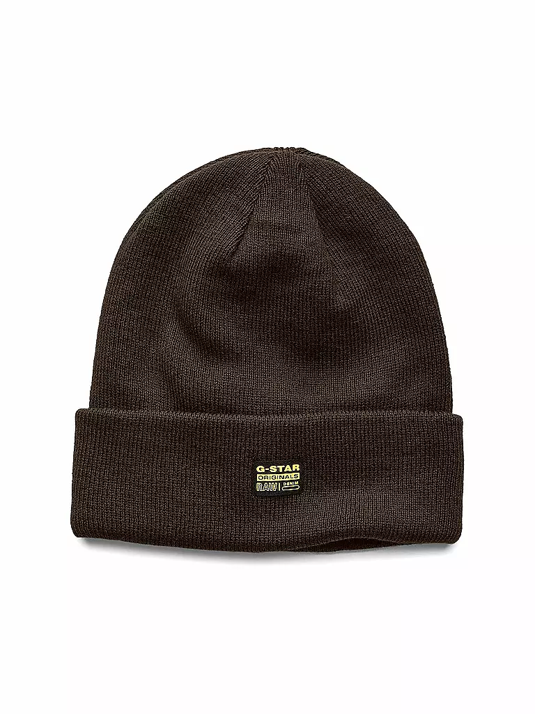 G-STAR RAW | Beanie Mütze Effo | schwarz