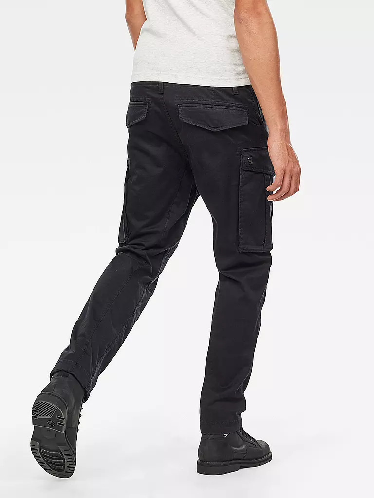 G-STAR RAW | Cargohose Tapered Fit ROVIC ZIP 3D | schwarz