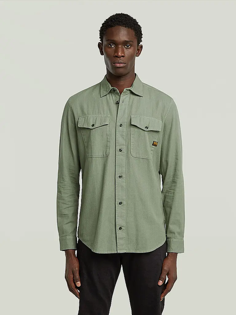 G-STAR RAW | Hemd Slim Fit MARINE | 