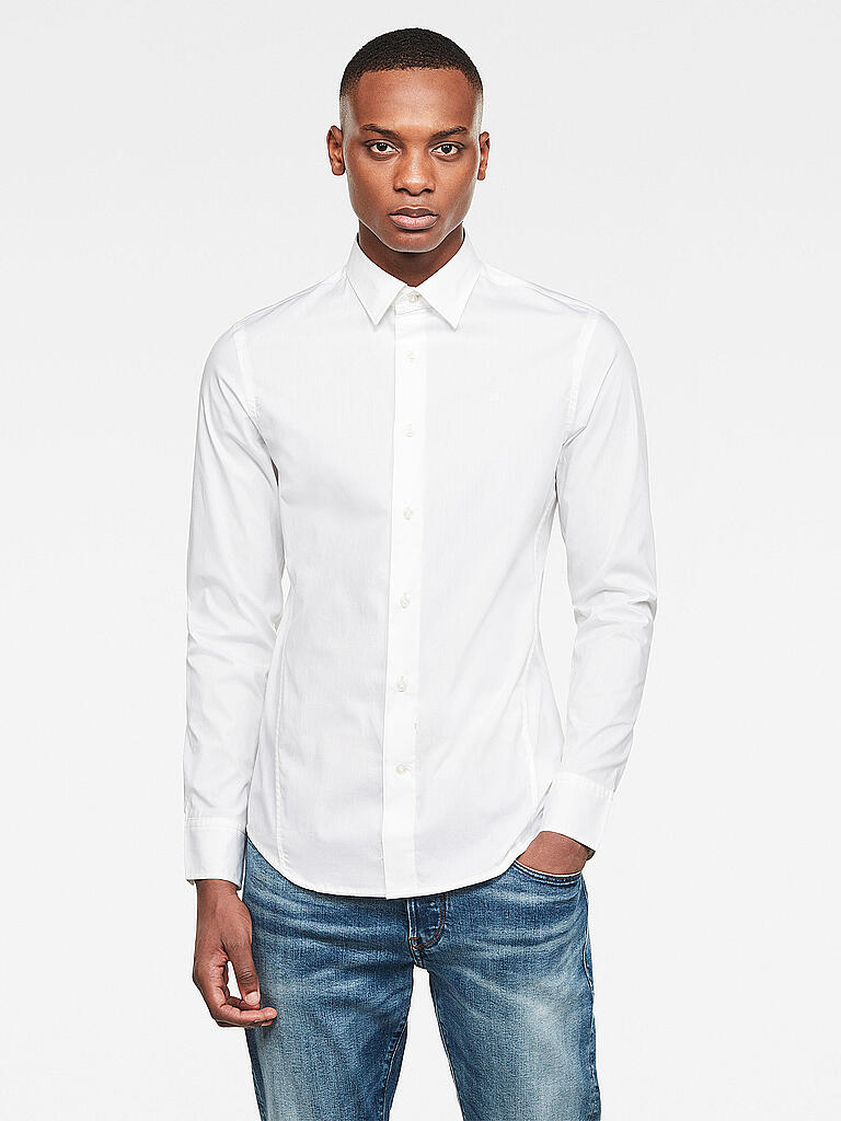 G-STAR RAW | Hemd Super Slim Fit Dressed | weiß