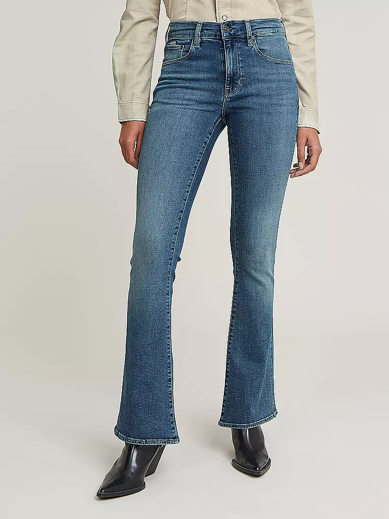 G-STAR RAW | Jeans Flared Fit 3301 | blau