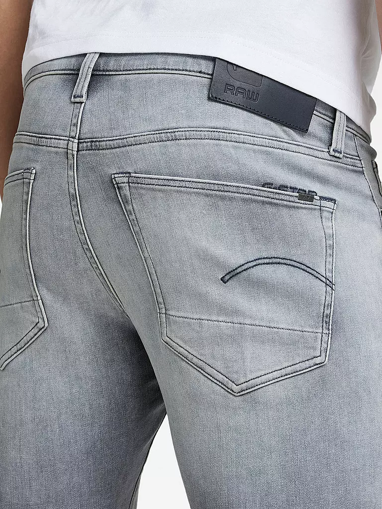G-STAR RAW | Jeans Shorts Slim Fit " 3301 " | grau