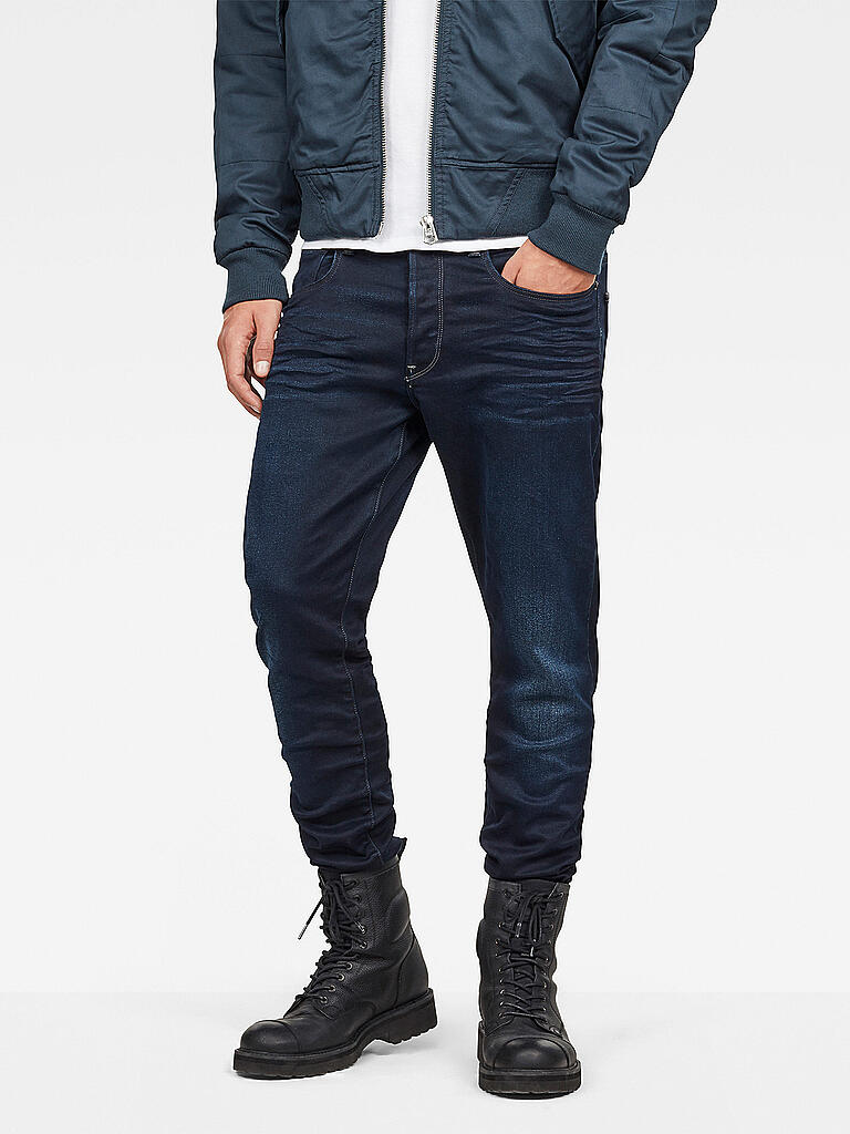 G-STAR RAW | Jeans Straight-Tapered-Fit "3301" | blau