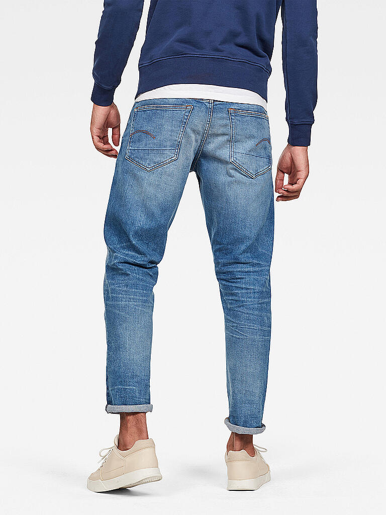 G-STAR RAW | Jeans Straight-Tapered-Fit 3301 | blau