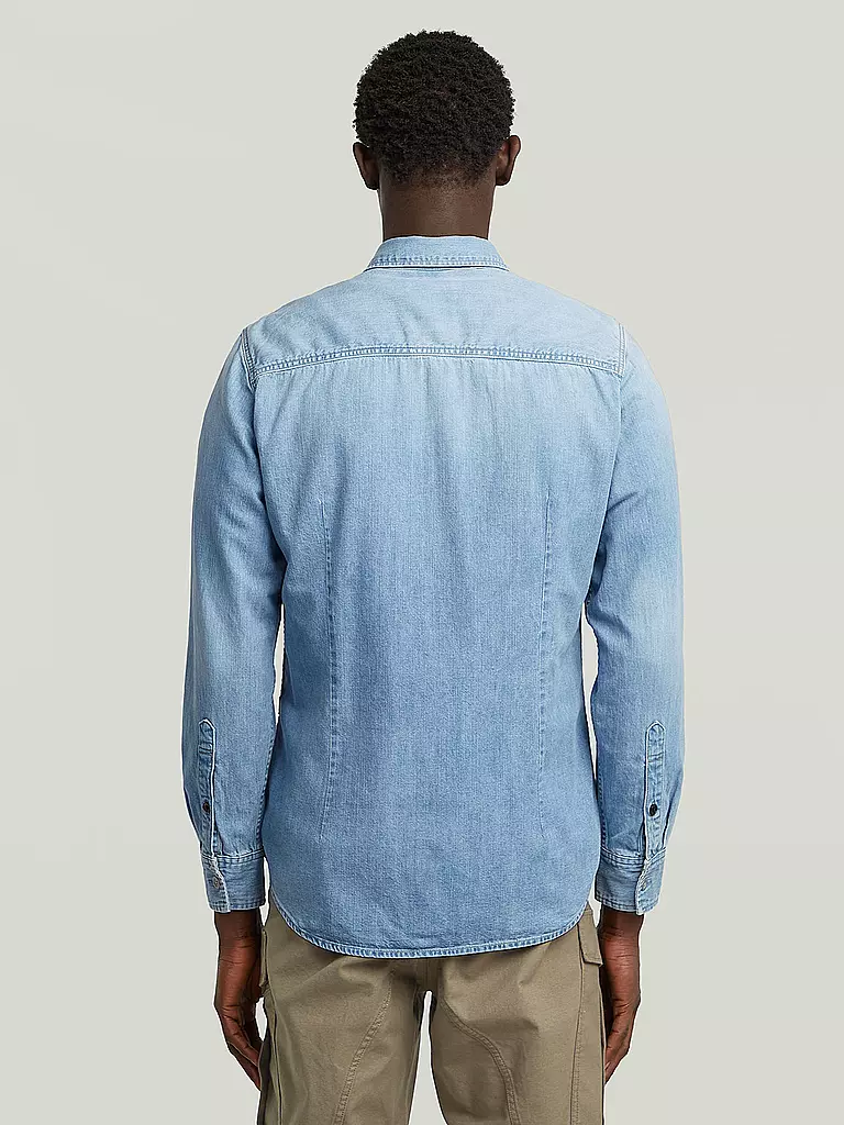 G-STAR RAW | Jeanshemd Slim Fit | hellblau