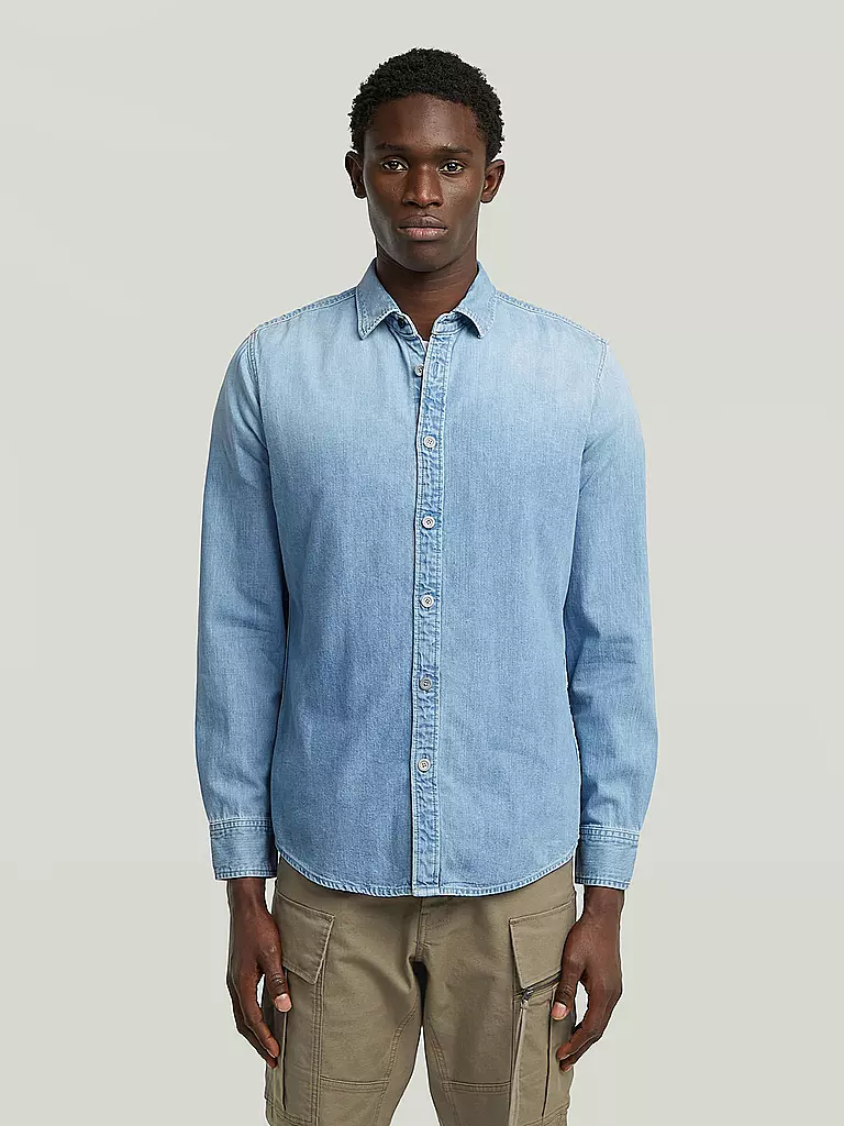 G-STAR RAW | Jeanshemd Slim Fit | hellblau