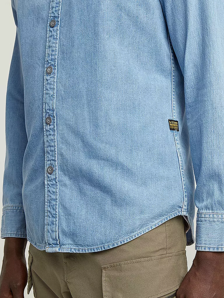 G-STAR RAW | Jeanshemd Slim Fit | hellblau