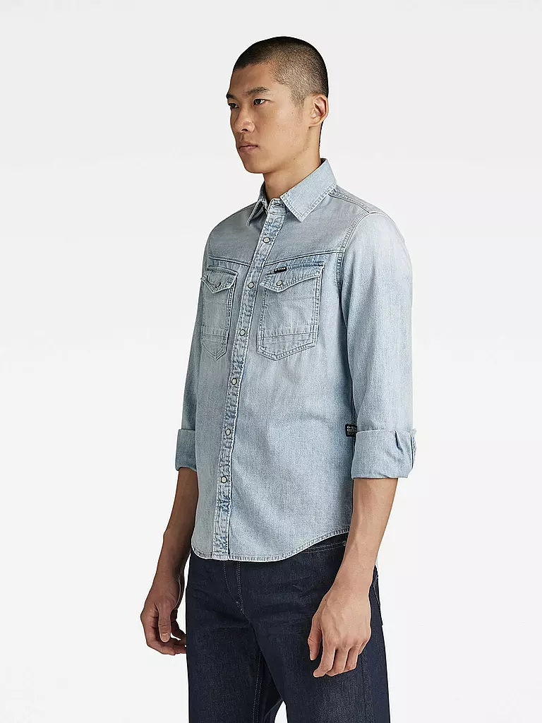G-STAR RAW | Jeanshemd | hellblau