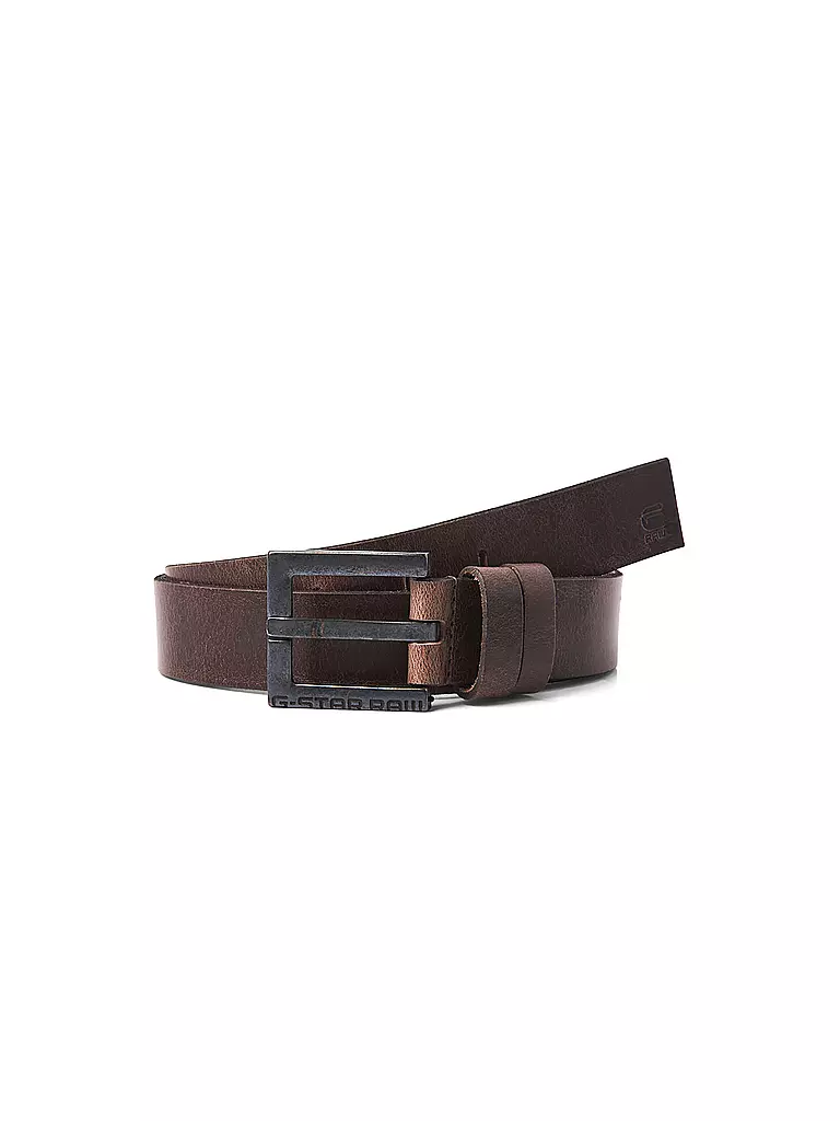 G-STAR RAW | Ledergürtel DUKO BELT  | braun