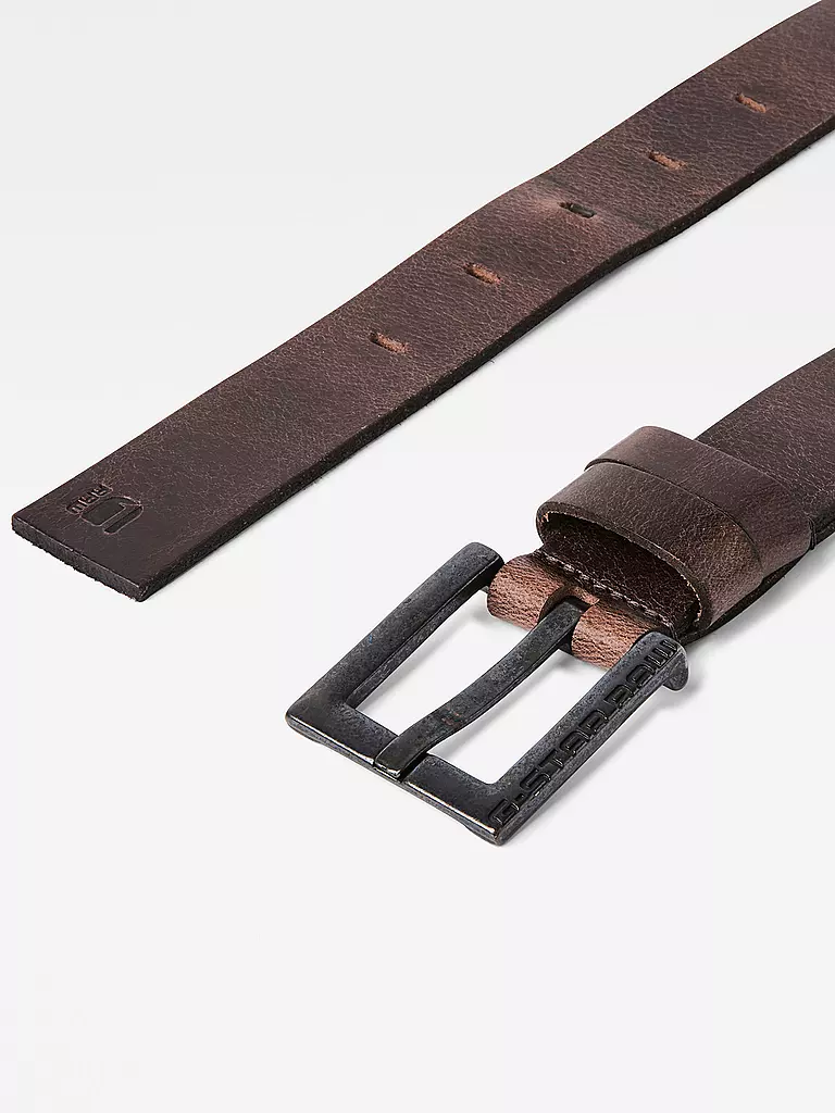G-STAR RAW | Ledergürtel DUKO BELT | braun