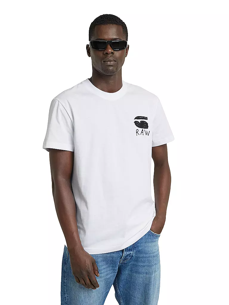 G-STAR RAW | T-Shirt Burger | weiss