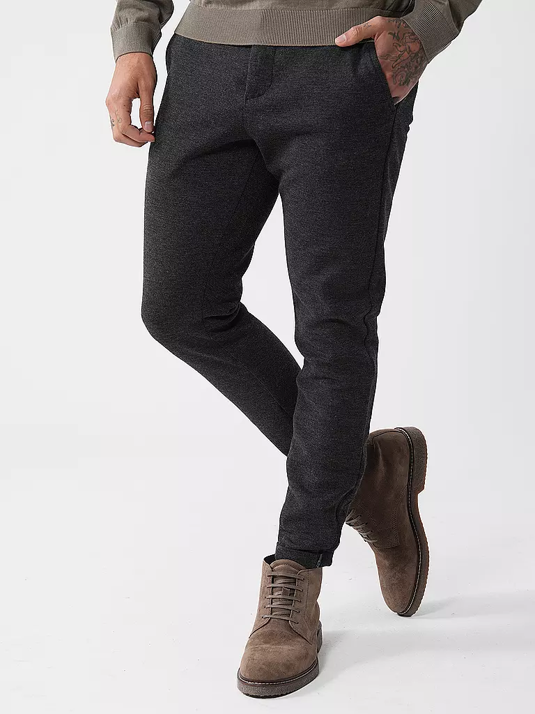 GABBA | Chino PISA GKNIT | grau