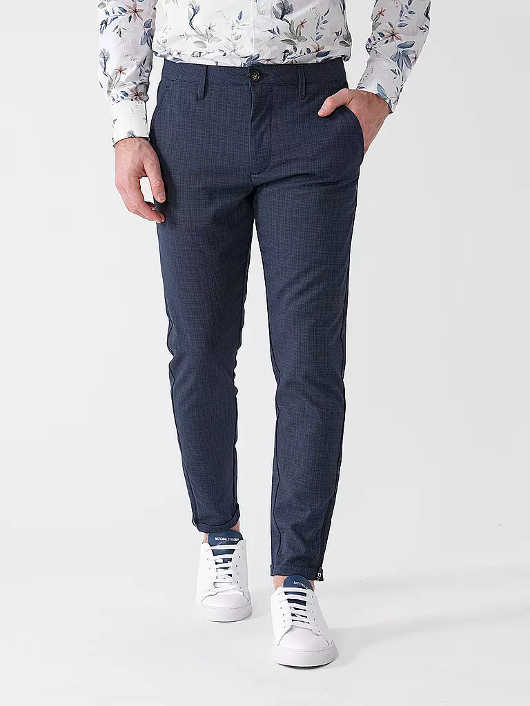 GABBA | Chino Slim Fit PISA | blau