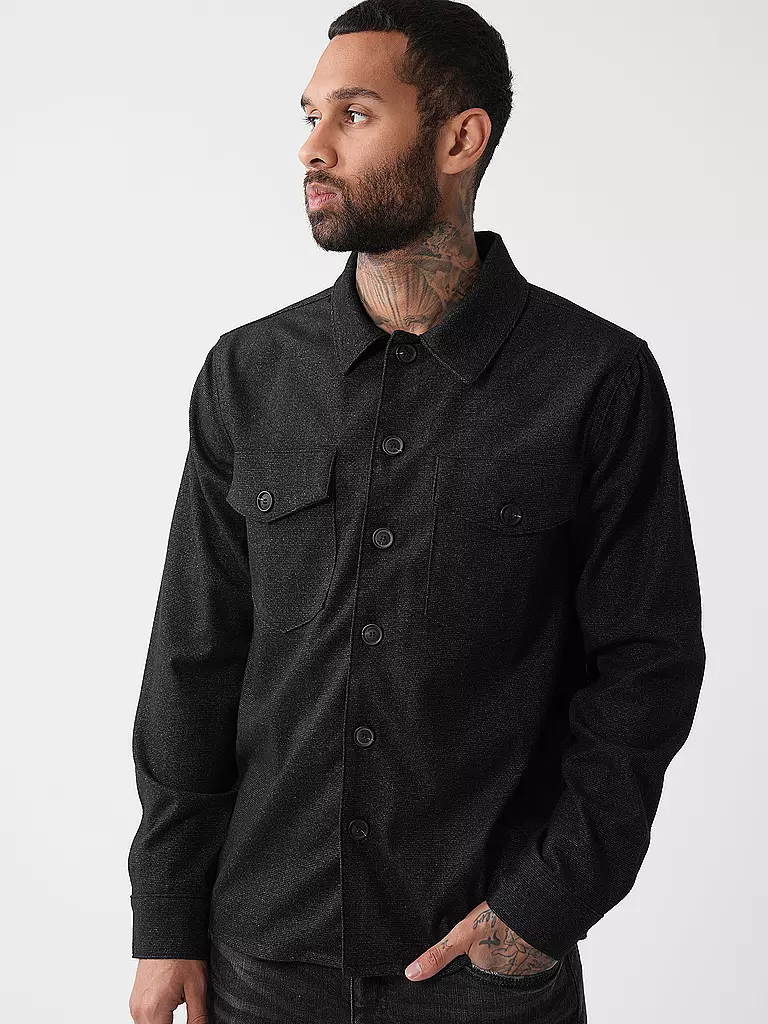 GABBA | Overshirt CLIPPER SHAFI  | schwarz