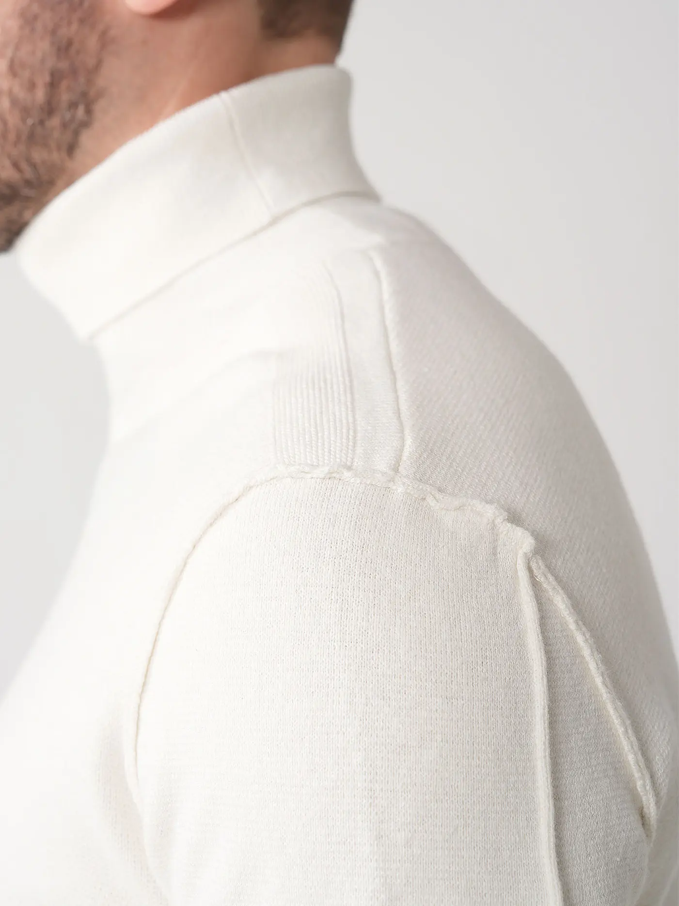 GABBA | Rollkragenpullover | weiss