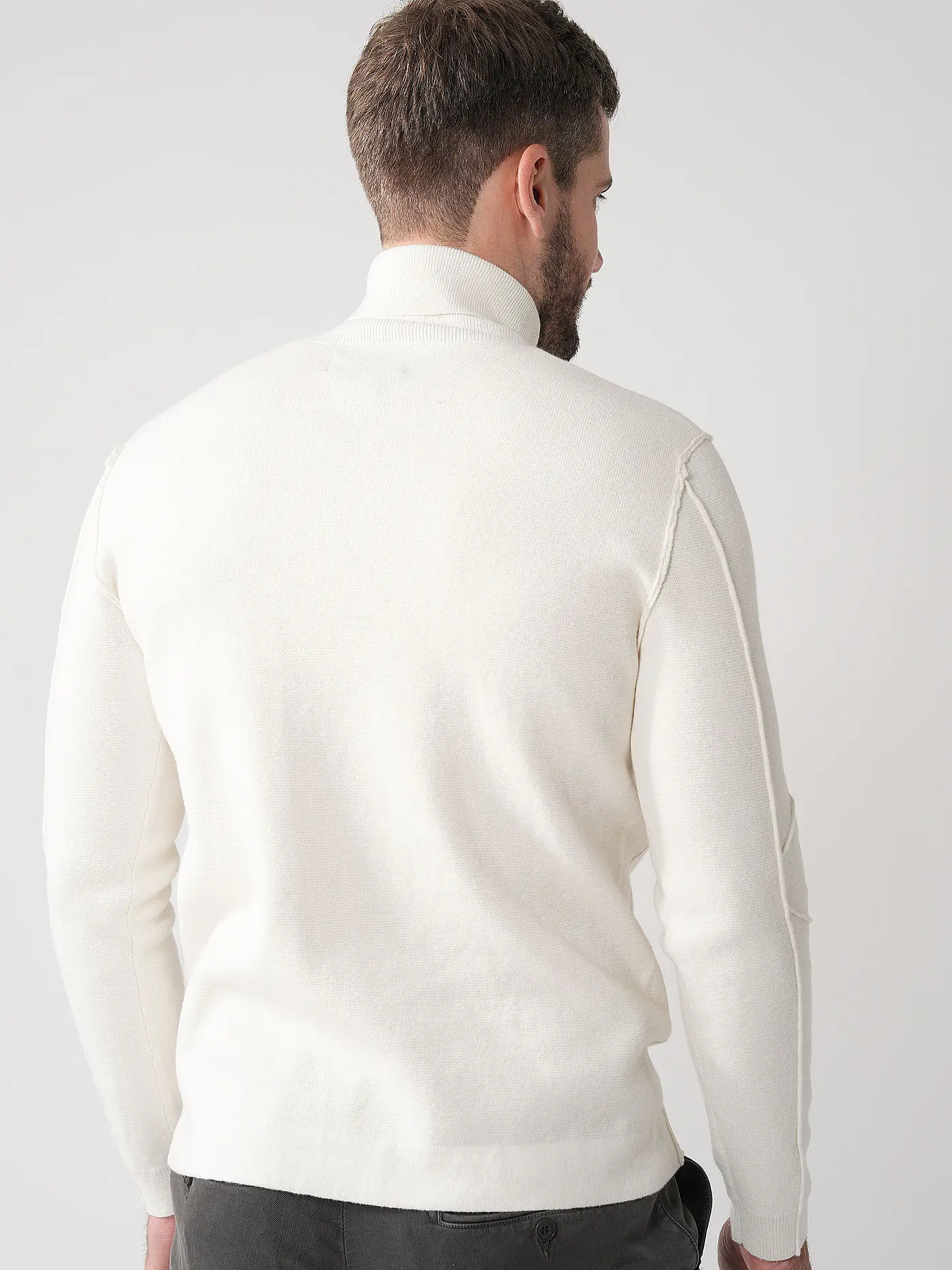 GABBA | Rollkragenpullover | weiss