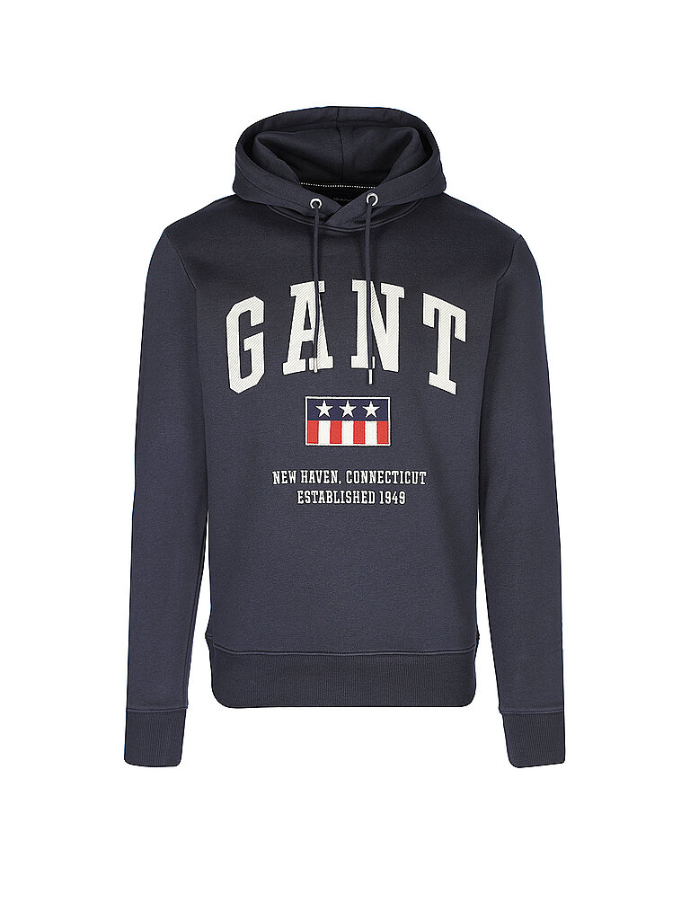 GANT Kapuzensweater Retro Shield blau | L