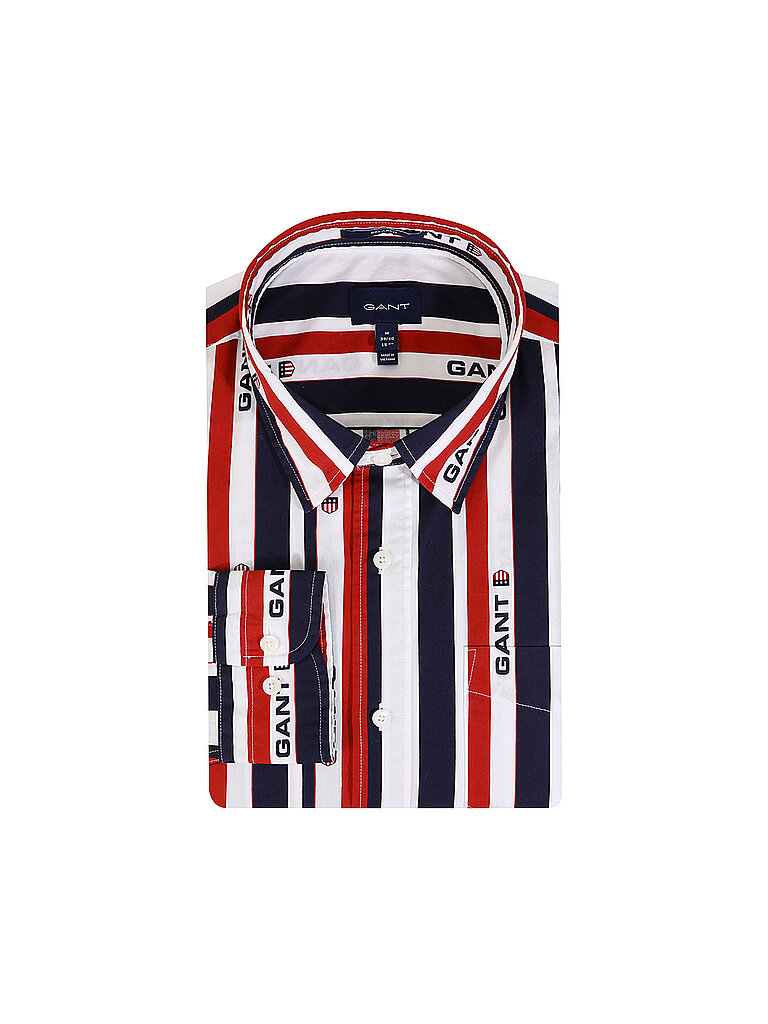 GANT Hemd Regular Fit Retro Shield blau | XL