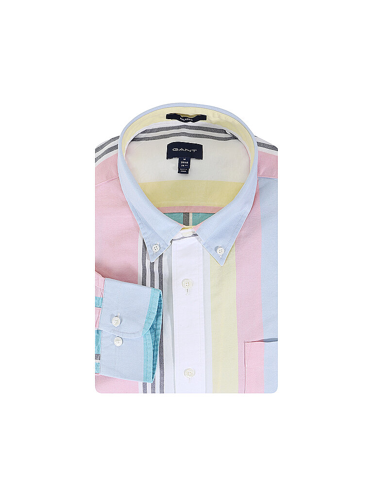 GANT Hemd Relaxed Fit pink | L