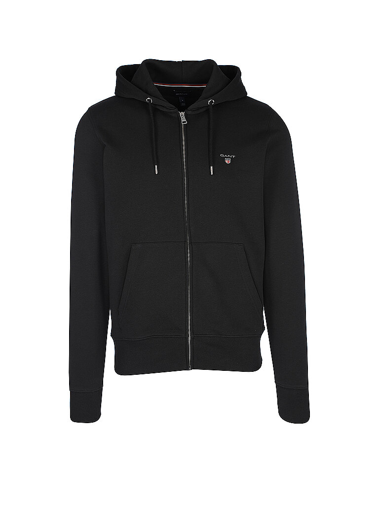 GANT Sweatjacke schwarz | L