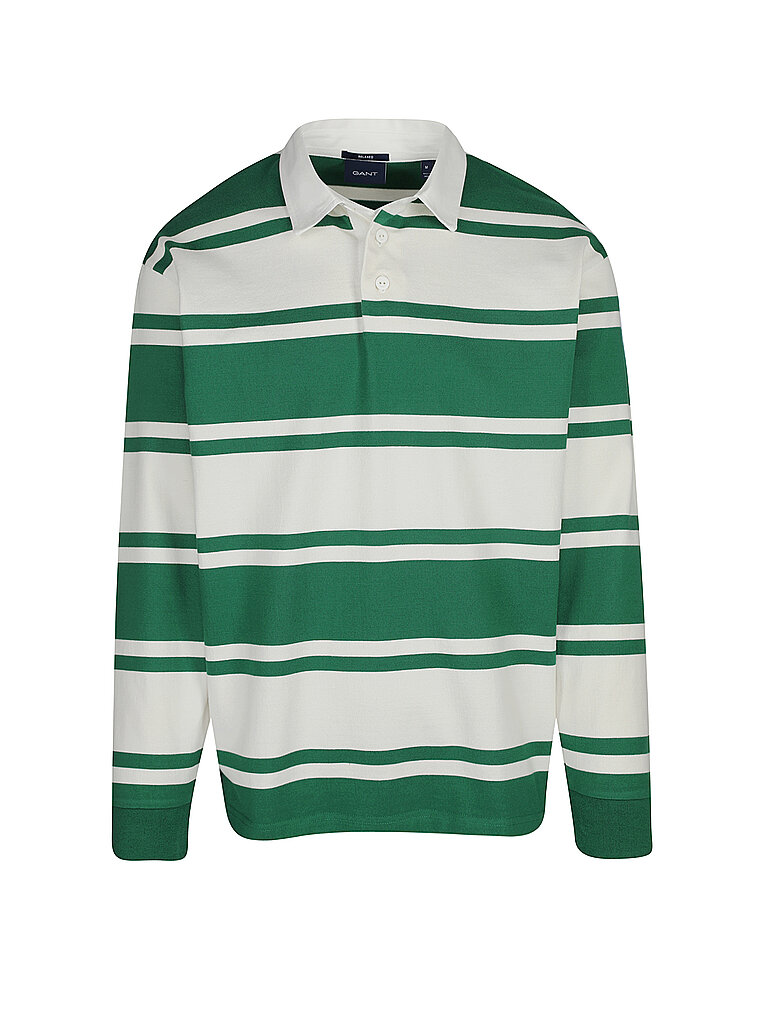GANT Rugby Sweater HEAVY RUGGER grün | S