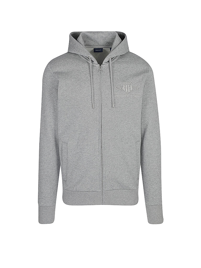 GANT Sweatjacke grau | S