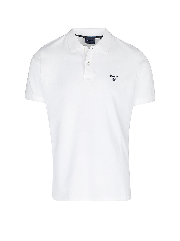 GANT Poloshirt Regular Fit Rugger weiß | XL