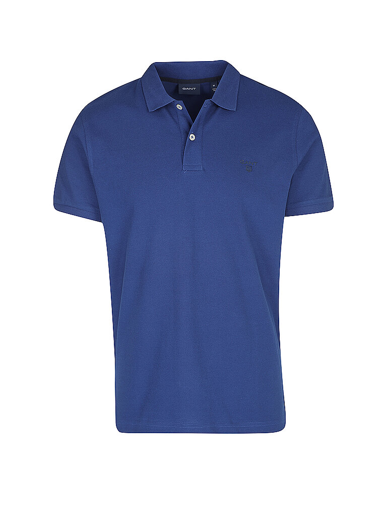 GANT Poloshirt Regular Fit Rugger blau | L