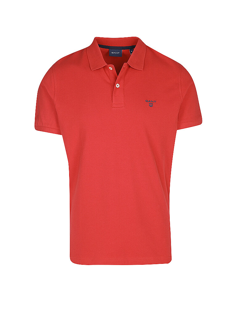 GANT Poloshirt Regular Fit Rugger rot | M